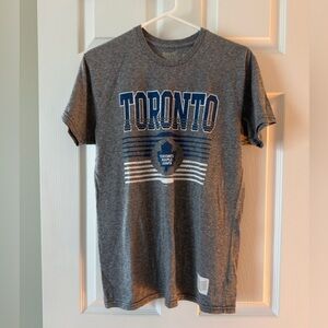 Original Retro Brand Toronto Maple Leafs Blue and Gray Tee